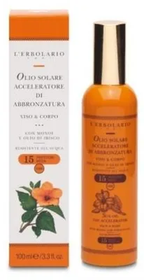Immagine prodotto di Olio Solare Acceleratore Abbronzatura Viso & Corpo Spf15 100 Ml