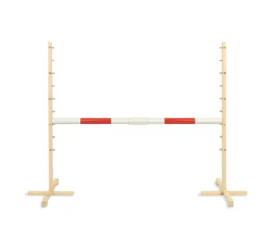 Immagine prodotto di Ostacolo di salto per cavallo Hobby 160cm, h-120 cm, trave rossa