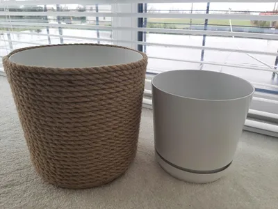 Produktbild von Kerd Boho Jute Pflanzenübertopf 28 cm Natur-Stil