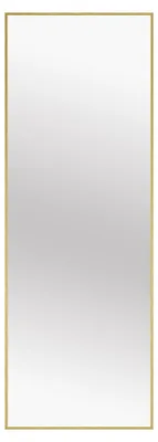 Obrázek produktu pro Zrcadlo stojací, odolné proti rozbití, s hliníkovým rámem | Zlatá barva | 160x50 cm