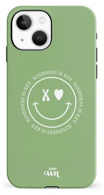 Produktbild von xoxo Wildhearts Kindness Is Key Green - iPhone 14 Plus Hülle