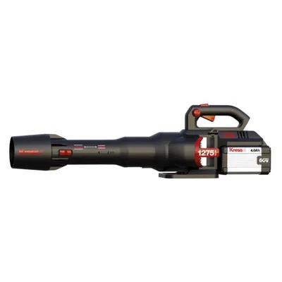 Produktbild von Kress KG560E.9, Handgehaltenes Gebläse, 215 km/h, 1275 m³/h, 18 N, Schwarz, Rot, Akku
