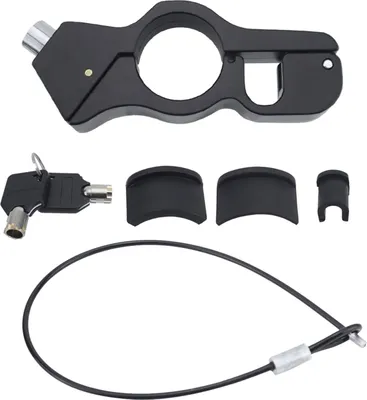 Produktbild von Motorrad -Griffschloss, Hochleistungs -Anti -Diebstahl -Helm und Bremsschloss sichern Fahrrad, Roller, Moped, ATV (schwarz)