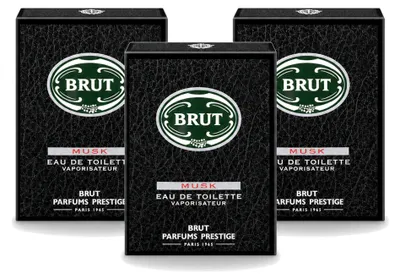 Productafbeelding van 3 x Brut Musk Eau de Toilette - 100 ml - Voordeelverpakking - 3 stuks