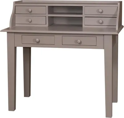 Zdjęcie produktu dla Biurko Casa Padrino z 6 szufladami 109 x 60 x wys. 102 cm - Meble w stylu rustykalnym
