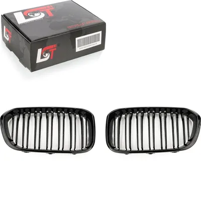 Produktbild von Frontziergitter Nieren Doppelsteg Schwarz glänzend für BMW 1er F20 F21 15-18