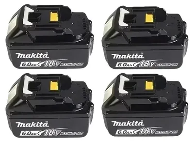 Productafbeelding van Oplaadbare batterij, 6,0 Ah capaciteit, compatibel met elektrische gereedschappen, 6,0 Ah x 4