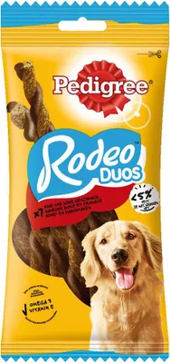 Produktbild von PEDIGREE® RODEO™ Duos Beutel mit Rind- und Käsegeschmack 7 Stück