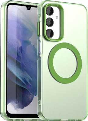 Immagine prodotto di Custodia magnetica per Samsung Galaxy A25 5G, sottile custodia traslucida opaca antiurto Verde
