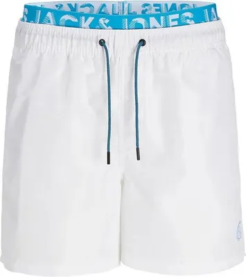 Produktbild von Jack & Jones Fiji Db Wb Neon Badeshorts Weiß XL Herren Weiß XL