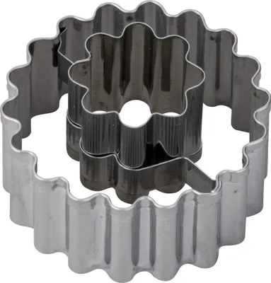 Produktbild von Zenker Ausstechform Linzer Blume Ø 5,4 x 3,6 cm silber