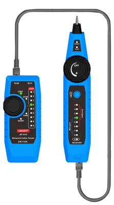 Produktbild von Zimilo Multifunktionaler Netzwerktester, Professioneller RJ45 RJ11 Leitungssucher für PoE DC60V, Drahtsucher mit LED-Licht & Durchgangsprüfung