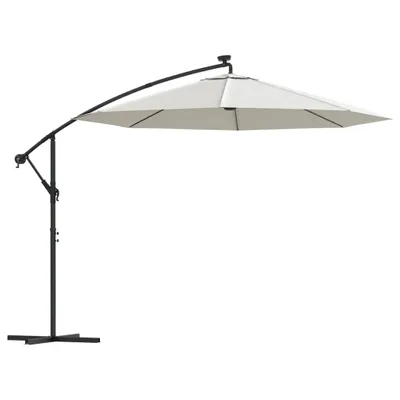 Obrázek produktu pro vidaXL slunečník Traffic Light Umbrella s LED osvětlením 300 cm Kovový stožár