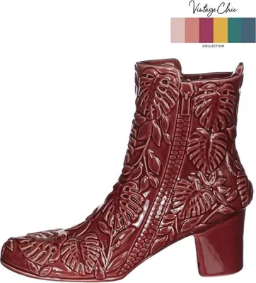 Image de Vase Bootie cerise Ø 7 x 22 x 19 cm