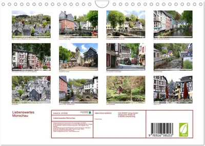 Produktbild von Liebenswertes Monschau (Wandkalender 2026 DIN A4 quer), CALVENDO Monatskalender