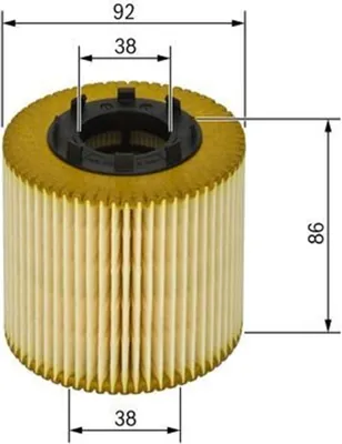 Produktbild von Bosch Ölfilter 1 457 429 198