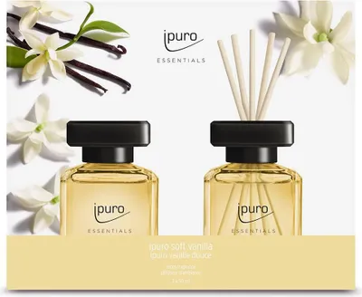 Image de Encens Ipuro Essentials Soft Vanilla 50 ml - 2 pièces