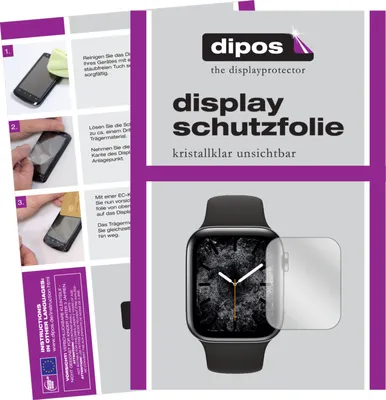 Obrázek produktu pro 1x ochranná fólie pro Apple Watch Series 5 (40 mm) čirá ochranná fólie displeje dipos