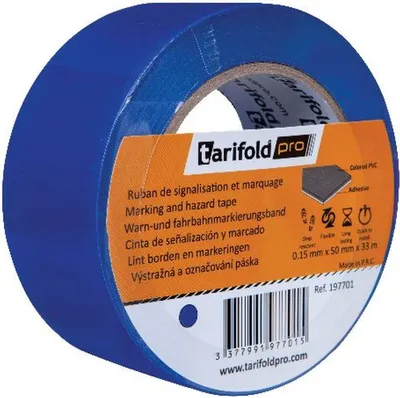 Produktbild von Bodenmarkierungsband 50mmx33m blau Packung mit 24 Stück