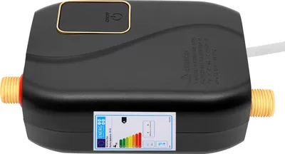 Obrázek produktu pro Elektrický ohřívač vody, 3500 W, rozměry 12 x 20 cm, vodotěsný (IPX4), rozsah teplot 25-50 °C / 77-122 °F, tlak vody 0,04-1,2 MPa