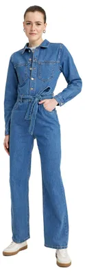 Produktbild von DeFacto Damen A0933ax Overalls, Blau, XS EU