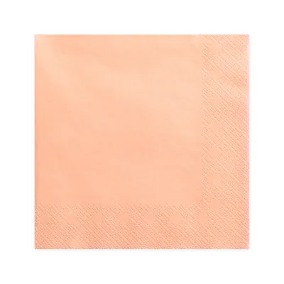 Produktbild von Servietten Uni 20Stk./33x33cm | Lachsrosa