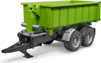 Produktbild von Bruder 02035 - Hakenlift Anhänger für Traktoren, 1:16