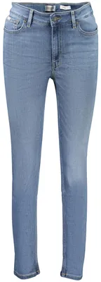 Produktbild von Stylische Herren Skinny Jeans Blau: 5-Taschen-Design mit Waschung