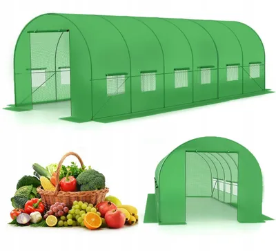 Zdjęcie produktu dla Tunel Foliowy Ogrodowy Szklarnia 3x6M