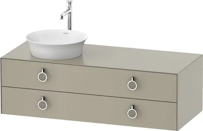 Produktbild von DURAVIT WT4992L6060 WTU wandh.White Tulip,2Schk.,m.Griff