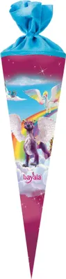 Produktbild von Nestler Schultüte schleich bayala Drachen 2 rund mit Filzverschluss 70cm