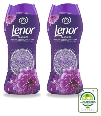 Produktbild von 2 x Lenor Unstoppables Wäscheparfüm Amethyst – 210 g - Großpackung - 2 Stücke