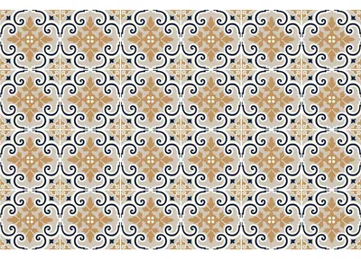 Produktbild von Selbstklebende Fliesenaufkleber für Küche und Bad – 24 Gustavie Azulejos Fliesenaufkleber – 24 Aufkleber, 20 x 20 cm