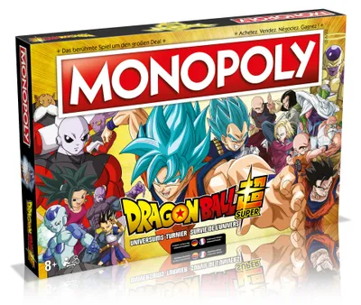 Image de Monopoly Dragon Ball Super (allemand/français) Jeu de société Anime