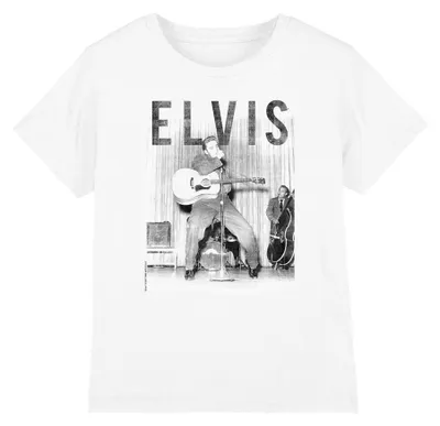 Obrázek produktu pro Elvis Presley – Dětské tričko „With The Band“ TV32961 (128) (bílé)