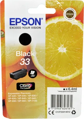 Image de Epson cartouche d'encre noire Claria Premium 33 T 3331