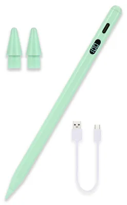 Image de Stylet NK pour iPad, modèles 2018-2025, stylet avec aimant, léger, avec écran LED
