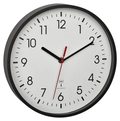 Produktbild von Analoge Funk-Wanduhr mit Glasabdeckung 60.3550.01 TFA Dostmann