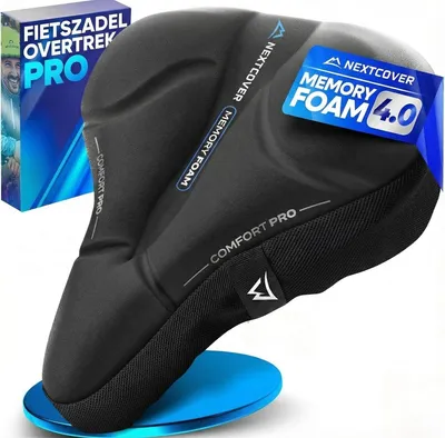 Productafbeelding van Zadelhoes gel - Ergonomisch - Traagschuim - Voor stadsfiets en e-bike - Dames en heren