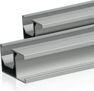 Produktbild von Zelsius Universal Aluminium Montageschiene 150 cm für Solarmodule, Befestigungsschiene, 2 Stück