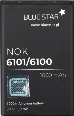 Produktbild von Bluestar Akku Ersatz kompatibel mit Nokia 6100 / 6101 / 6103 1000 mAh Austausch Batterie Accu BL-4C