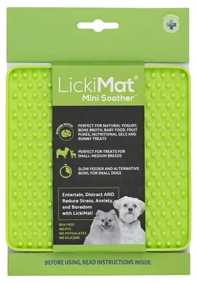 Produktbild von LickiMat Mini Soother grün, Maße: 15 x 15 cm