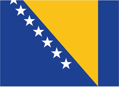 Obrázek produktu pro Vlajka s potiskem Bosna a Hercegovina