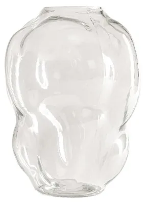 Zdjęcie produktu dla HOMLA Wazon MALENA transparentny szklany 19x18,5x24,7 cm