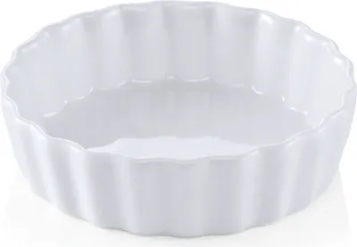 Produktbild von 36x Tortenform Ø 10 cm weiß, Porzellan Tarteform