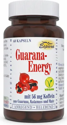 Produktbild von Espara Guarana-Energy Kapseln, 60 Stück, natürliches Koffein