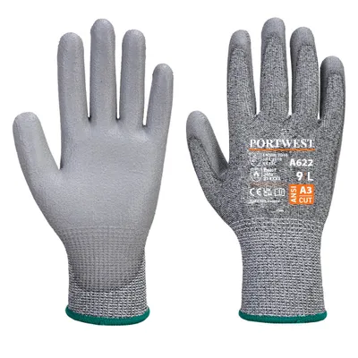 Image de Portwest A622 Gant de protection anti-coupure en moussePolyuréthaneGrey Gr. L