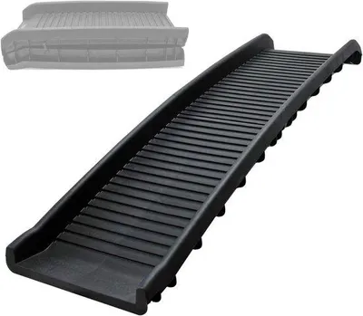 Produktbild von Famanu Hunde-Laufplatte faltbar bis 90 kg Tragkraft - Hunde-Rampe 156 x 40 x 10 cm - rutschfeste Oberfläche - Sicherheit für Hunde