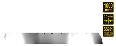 Produktbild von Flächenspachtel 25 40 60 80 100 cm Fassadenspachtel mit Metallklinge Spachtel Flächenrakel Wechselblatt, Länge:Ersatzklinge 1000mm (für 06005)