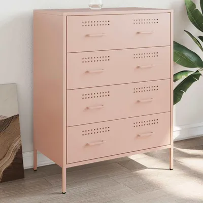 Produktbild von vidaXL Sideboard Rosa 68x39x89 cm Stahl